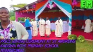 Thanks giving at St Andrews kaggwa boys primay school