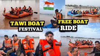 FREE Boat Ride in Jammu | Tawi Boat Festival 2026 | Boats, Music & Food | Jammu & Kashmir