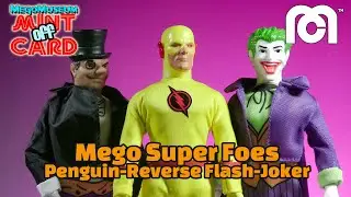 Обзор Mego Super Foes: Penguin-Reverse Flash-Joker (Mint Off Card)