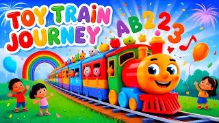 Train Journey | Car Race | Animals, Fruits, Colors, Numbers & More | Kids Cartoon