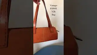 Found this FOSSIL cognac brown #y2k #bag and I&rsquo;m loving it! 🤎  #thriftedfashion #thriftstyle