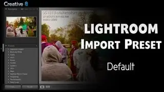 Lightroom default import develop preset settings