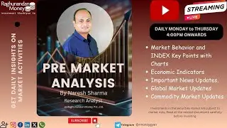 Pre Market Analysis for June 26th, 2025 By Naresh Sharma | #Live | #RMoney