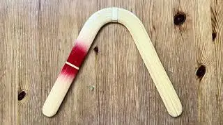 Outback boomerangs strip laminated fast catch boomerang by Doug DuFresne