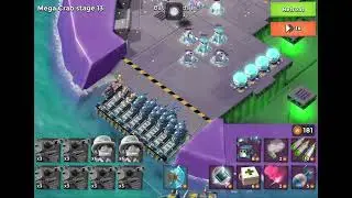 Boom Beach - Mega Crab - Attack 755 (Clear=Free Attack) (Joker Crab=Who Mystery Clown) (Reverse)
