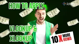 How to use VLOOKUP & XLOOKUP | Excel | 2025 | Increase Productivity | AI | Advansity | Advance Excel