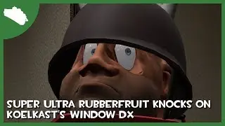 Super Ultra RubberFruit Knocks on Koelkast's Window DX