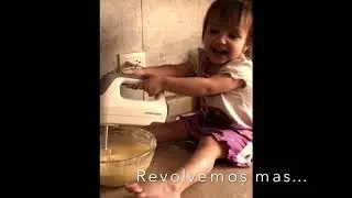 Alexia Baking A Cake
