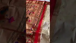 Wedding Saree Paithani Pure Silk Sari Traditional Maharashtrian Saree Partywear for Women Festival