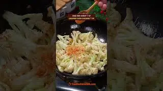 EASY STIR-FRIED CAULIFLOWER RECIPE #recipe #cooking #chinesefood #cauliflower #vegetables