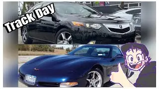 TSX And Corvette ( C5 ) Track Day