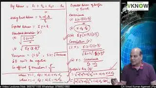 CA CMA Final AFM Portfolio Management Latest Lectures - Lecture 3| CA CPA Vinod Kumar Agarwal Sir