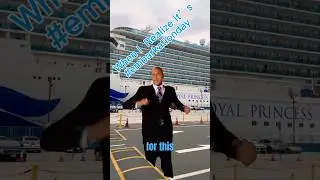When I Realize it&rsquo;s #embarkationday #princesscruiseship #cruiserlife