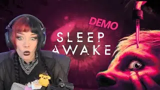 SLEEP AWAKE DEMO | Steam Next Fest | Indie Horror | First Playthrough | Plebbeee
