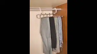 5 in 1 stainless steel foldable hanger