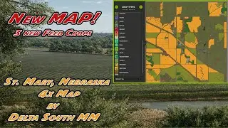 FS25 New Map St. Mary, Nebraska Map Tour 🌽🚜