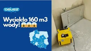 Wylało się 160m3 wody 😱 💦 Masywne zalanie domu we Wrocławiu | Osusz.pl