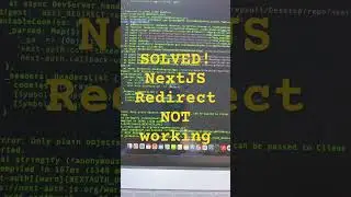 NextJS redirect not Redirecting? Here is why 