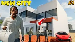 Franklin First Day In City And Buy 1000000 Rs House !!  | Indian Bike Driving 3D Game - EP 1