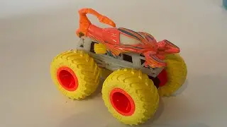 Hotwheels Monster Trucks 2024 Glow in the Dark Scorpedo review