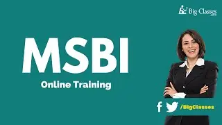 MSBI Training Video - MicroSoft Business Intelligence Tutorial - Bigclasses