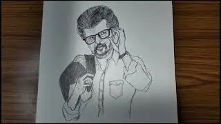 jailer Rajinikanth drawing  super star rajini pencil drawing jailer movie rajini