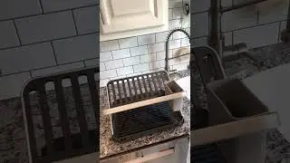 Get READY for the MOST SPACE SAVING Dish Drying Rack EVER! #kitchen #accessories  #amazon #gadgets