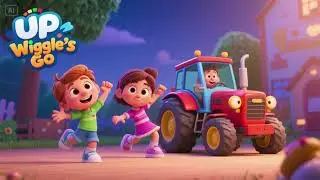 Wake Up Dance: Wiggle & Go with Tractor | Morning Movement Song for Kids | Nursery Rhymes