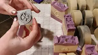 Stamping Cold Process Soap