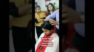 Hair Cutting 💇Demo | Jawed Habib Academy Laxmi Nagar, Delhi. 📞 9266610366