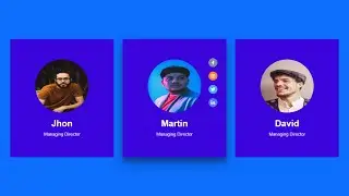 Animated Profile Card UI Design using Html & CSS