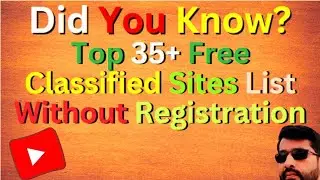 Top 35+ Free Classified Sites List Without Registration 🔥 Classified Sites Without Registration 🔥