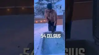 -54 Degree Cold Plunge 🥶. Extreme  Cold Tub