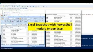 ExcelImage | ExcelSnapshot | ImportExcel | Convert-ExcelRangeToImage