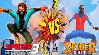 💥SPIDER FIGHTER 3 vs SPIDER FIGHTING: HERO GAME - Android/IOS Gameplay.