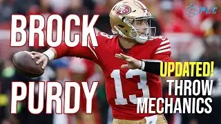 Brock Purdy Throwing Mechanics | How To Be An NFL Quarterback #quarterbackmechanics