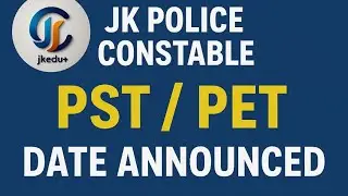 Jk Police Constable Admit card out 