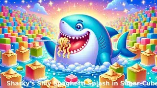 Sharky's Silly Spaghetti Splash in Sugar-Cube Sea!