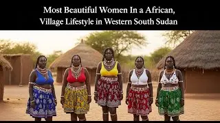 African Village Lifestyle in Western South Sudan