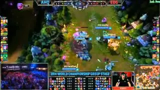 AHQ vs EDG Day 4 Highlights   Ahq e Sports Club vs Edward Gaming   LoL 2014 World Championship