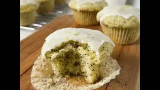 Lemon Poppy Seed Muffins with Lemon Glaze