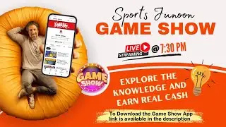 🔴Live | Sports junoon game Show - Ep no 7 | Earn Online with Game Show | Live Quiz Show