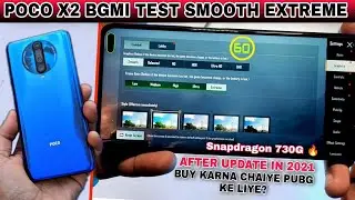 Poco X2 Pubg (Bgmi) Test Smooth Extreme Graphics 2021😍|| Poco x2 Bgmi Test 60fps || Bgmi Gameplay ||