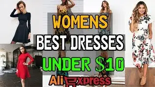 2019 try on haul - Womens Best Dresses Under $10 on AliExpress