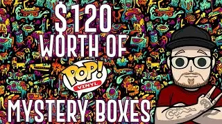 $120 WORTH OF FUNKO POP MYSTERY BOXES | CHECK OUT WHAT I PULLED!!!
