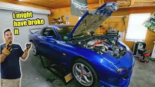 His MINT JDM Legend Rx-7 FD Is In TROUBLE! - Transmission Pulled!