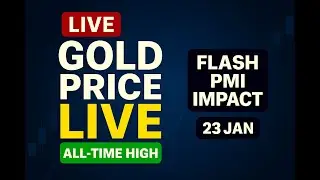 Gold Price Live | XAUUSD Scalping, Breakout Zones & Flash PMI Impact | 23 Jan 2026