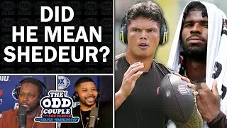 Was Dillon Gabriel Taking Shots at Shedeur Sanders? | THE ODD COUPLE