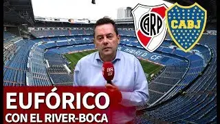 Roncero, euf&oacute;rico con el Supercl&aacute;sico: 