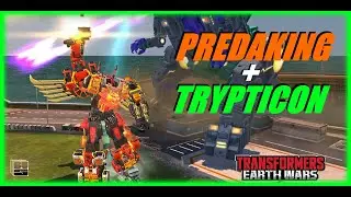 TRANSFORMERS Earth Wars | PREDAKING & TRYPTICON ATTACK! | Defending Base against Everyone!
